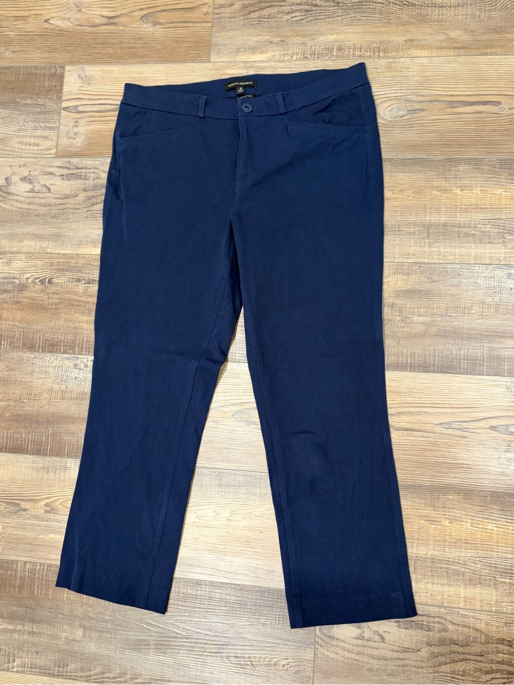 Banana Republic‎ Dark Navy dress pants 25” inseam work wear straight leg
